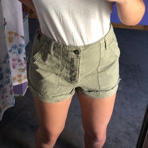 AE Olive Green Shorts
